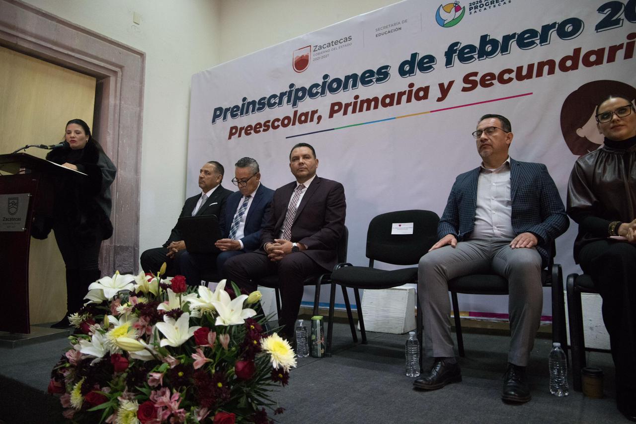 SE ALISTA ZACATECAS PARA PREINSCRIPCIONES 2026