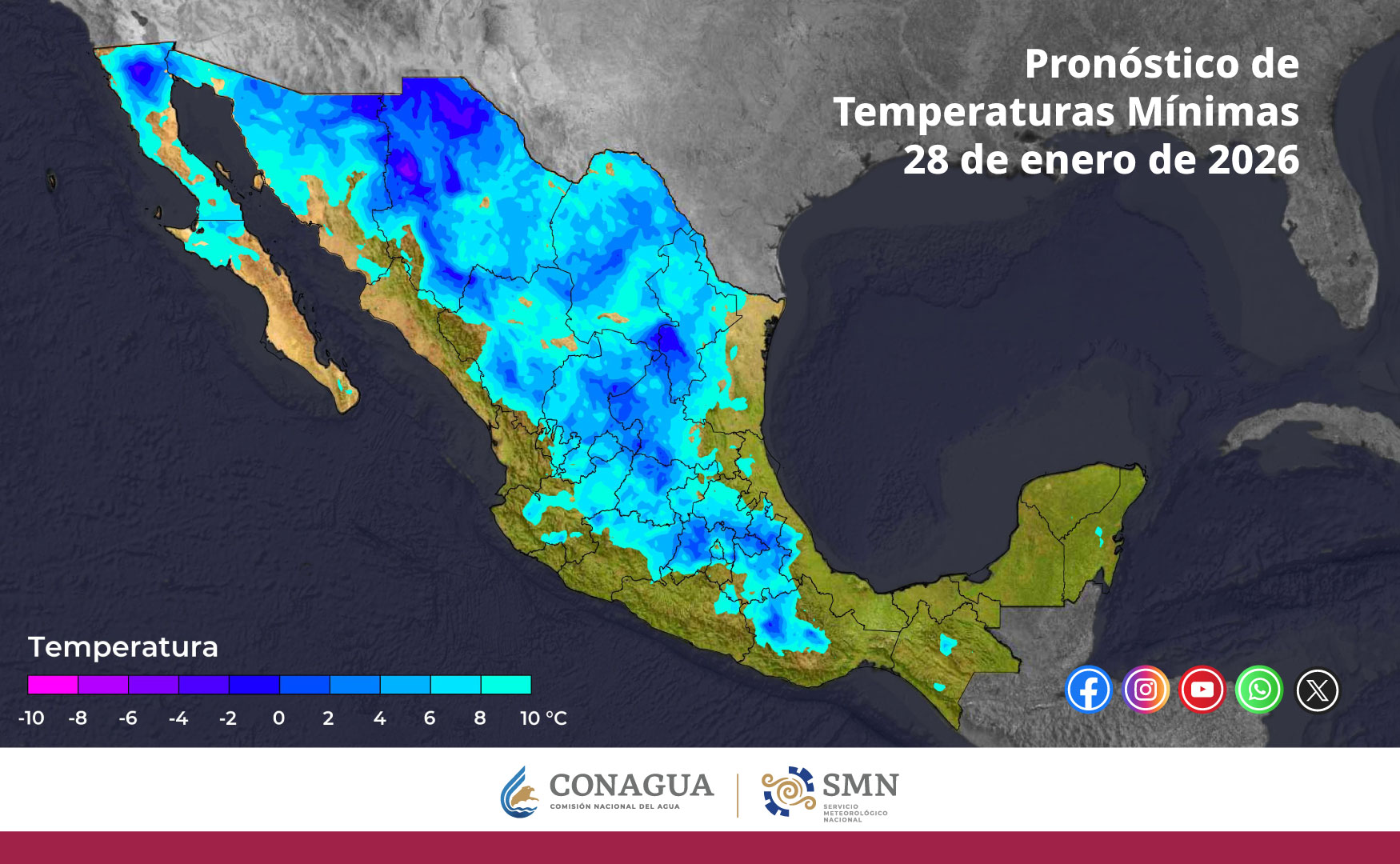 ADVIERTE CONAGUA HELADAS Y DESCENSO TÉRMICO EN ZACATECAS