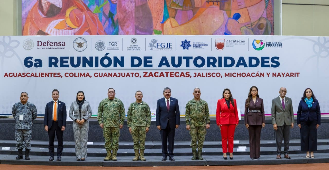 ENCABEZA GOBERNADOR DAVID MONREAL SEXTA REUNIÓN REGIONAL DE SEGURIDAD EN FORTALECIMIENTO DE ESTRATEGIA COORDINADA