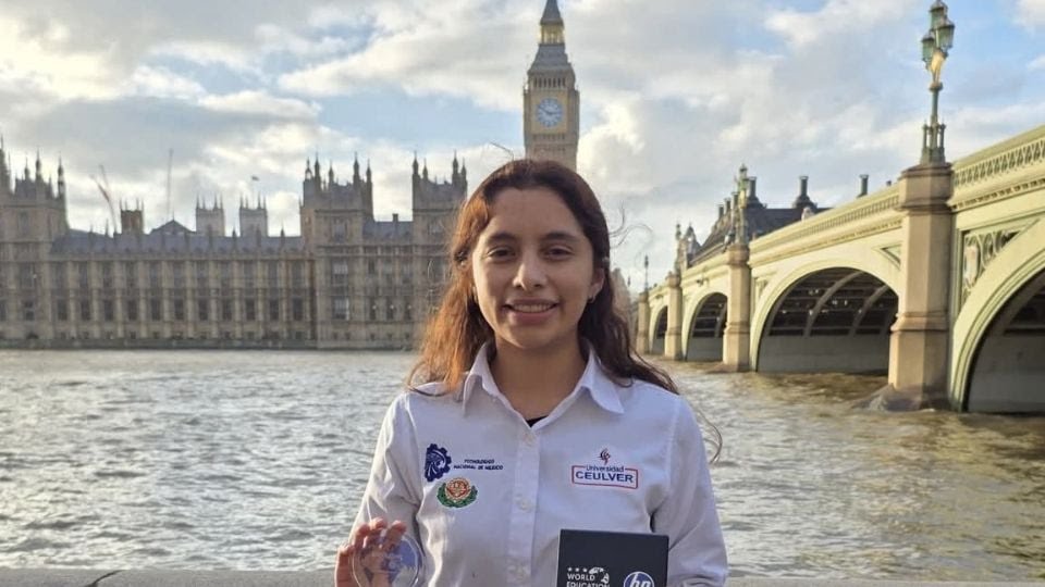 VALERIA PALACIOS CRUZ, LA JOVEN MEXICANA QUE HIZO HISTORIA AL GANAR LA MEDALLA MUNDIAL DE LA EDUCACIÓN 2025