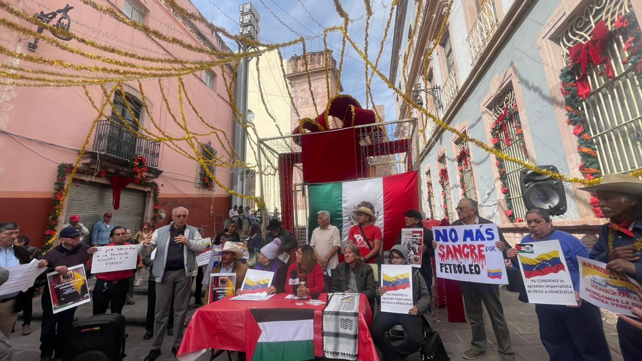 Manifiestan rechazo a agresión imperialista contra Venezuela