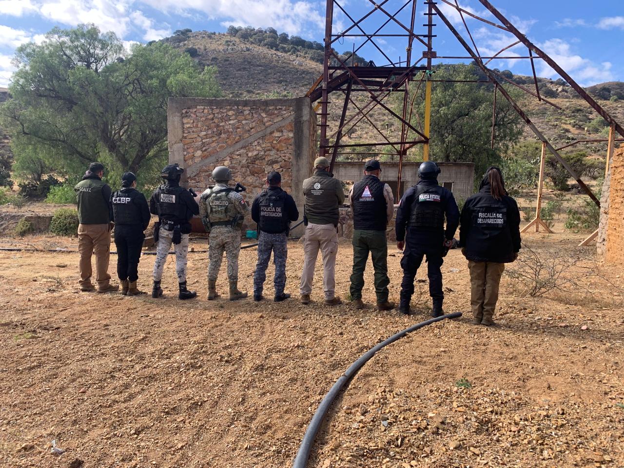 Realizan búsqueda forense en Sombrerete y descartan puntos en tiros de mina