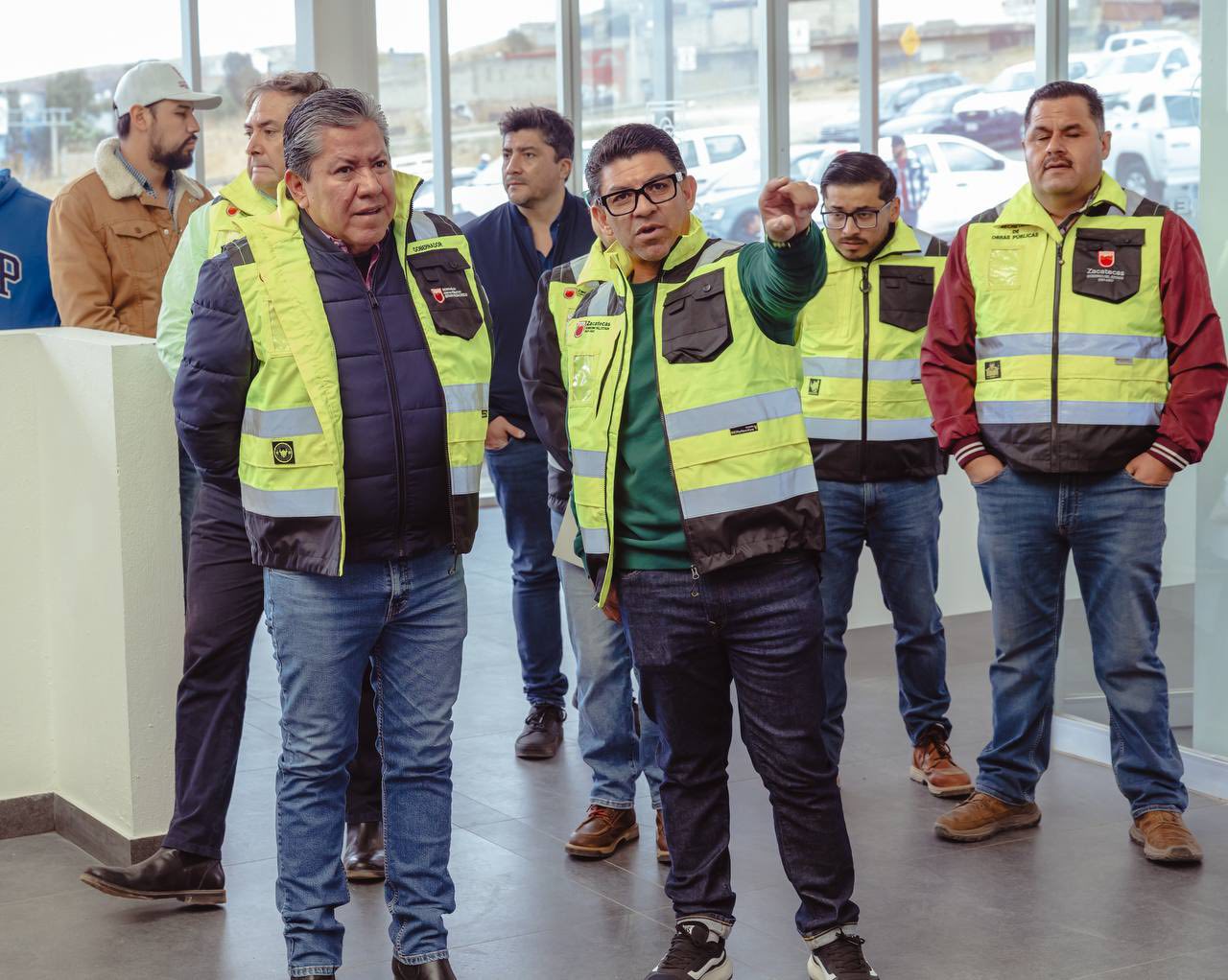 SUPERVISA DAVID MONREAL OBRAS EN UNIDAD DEPORTIVA EL ORITO ZACATECAS