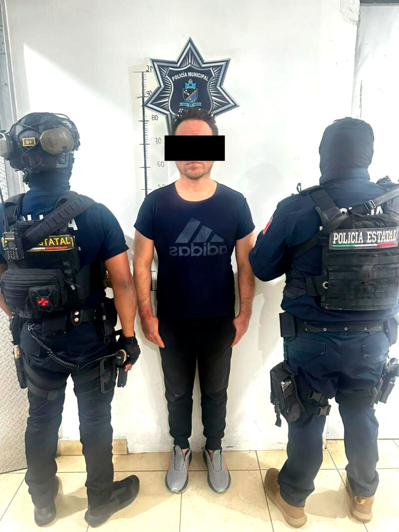 Aseguran hombre armado tras amenazas en Jerez