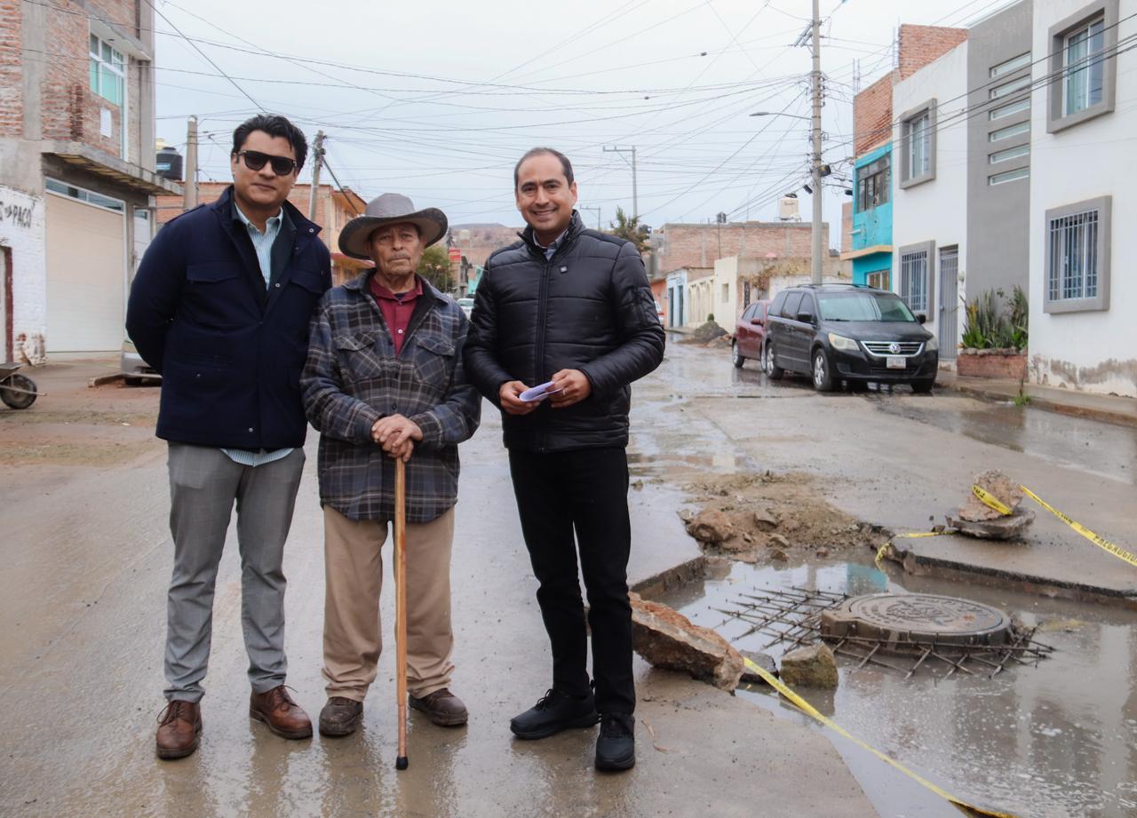 MEJORA PEPE SALDÍVAR SALUD PÚBLICA EN SANTA RITA CON REHABILITACIÓN DE DRENAJE SANITARIO