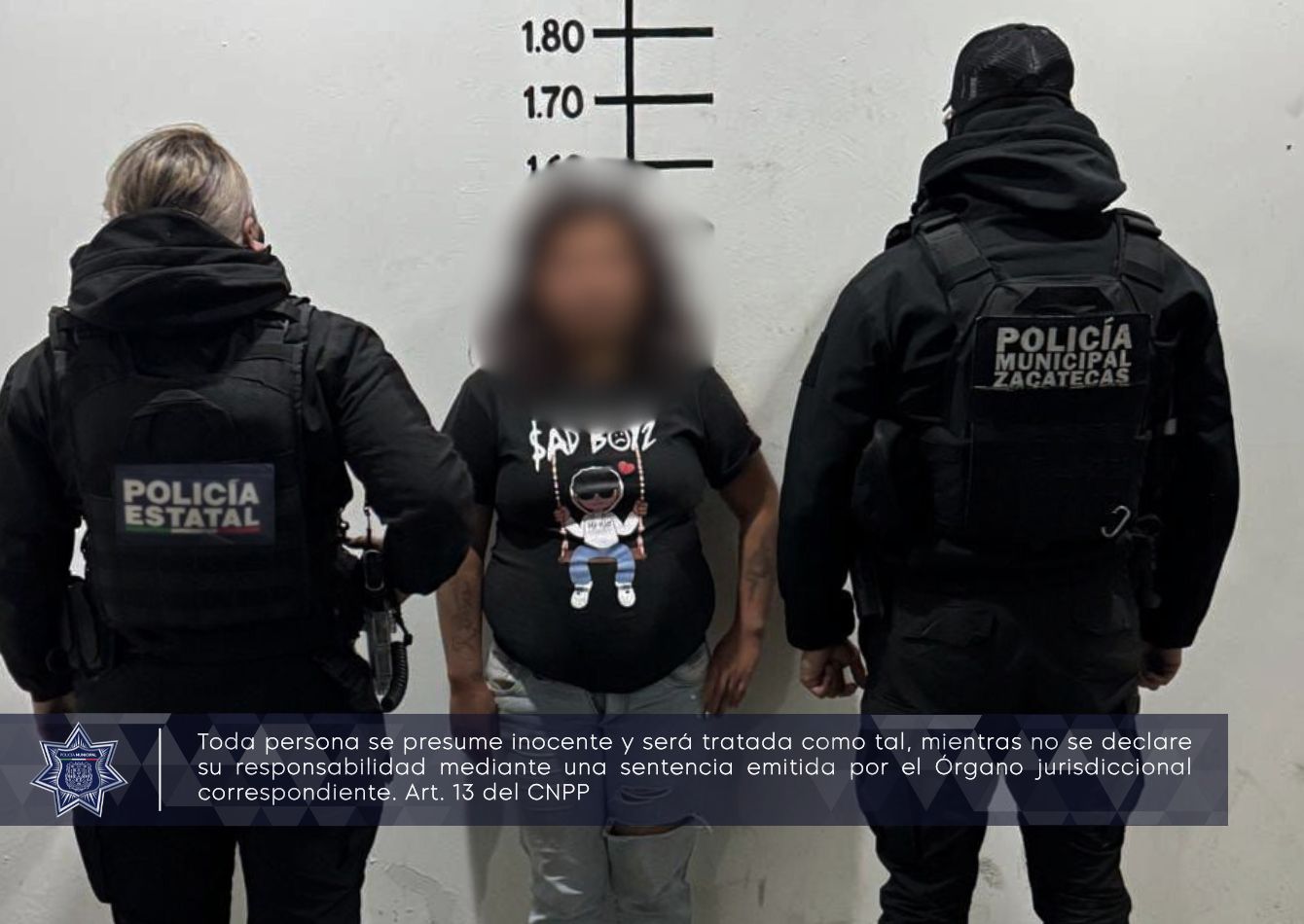 DETIENEN A MUJER POR VIOLENCIA FAMILIAR EN ZACATECAS