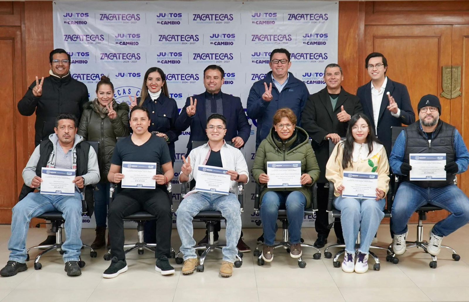 ENTREGA MIGUEL VARELA 127 MIL PESOS A MIPYMES DE ZACATECAS