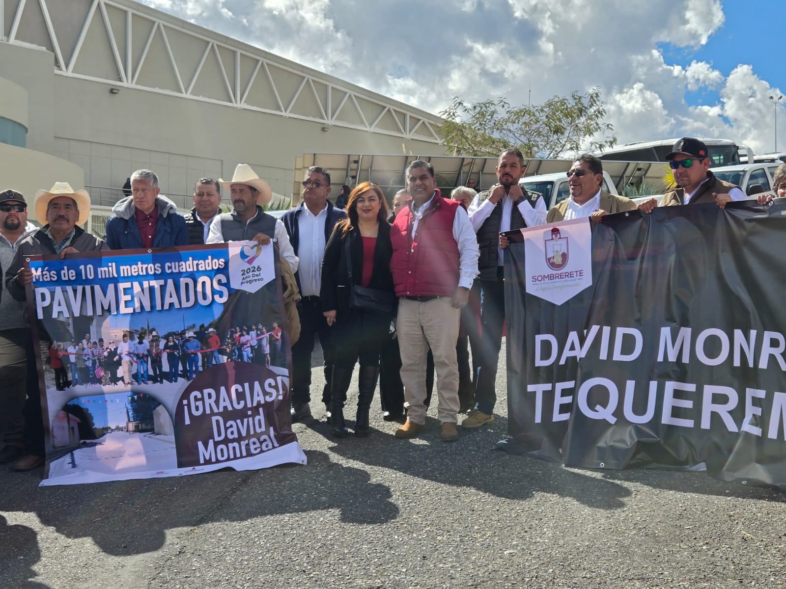 RECONOCE SOMBRERETE RESPALDO DE DAVID MONREAL EN INFRAESTRUCTURA Y SERVICIOS