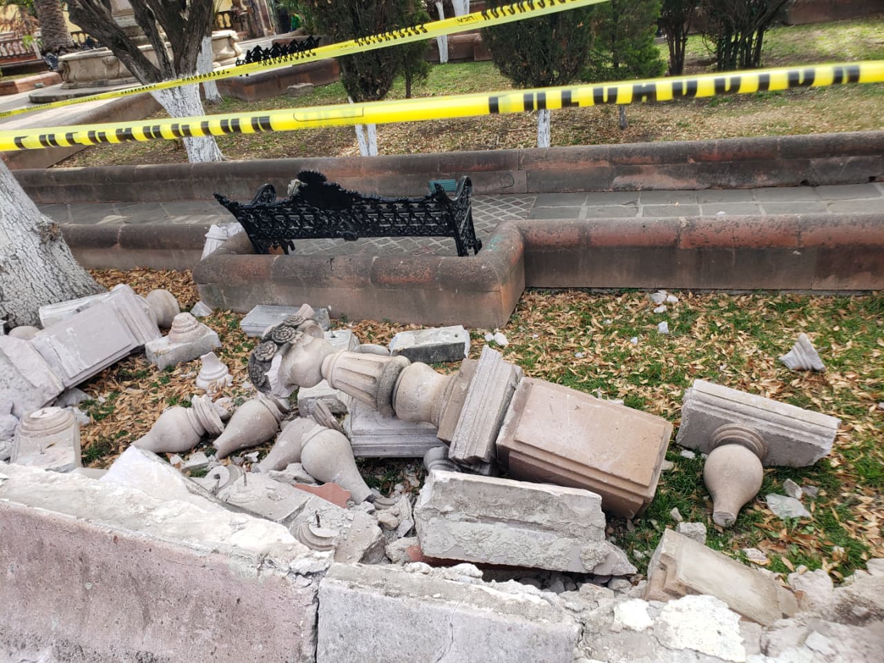 AVANZA INVESTIGACIÓN POR DAÑOS AL JARDÍN DE LA MADRE; BUSCAN REPARACIÓN DEL PATRIMONIO